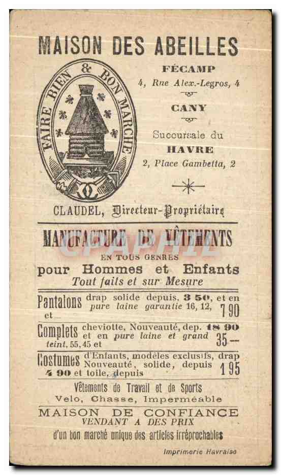 Image Maison des Abeilles Une demoiselle dont la voix etait fort belle Eventail — Verso