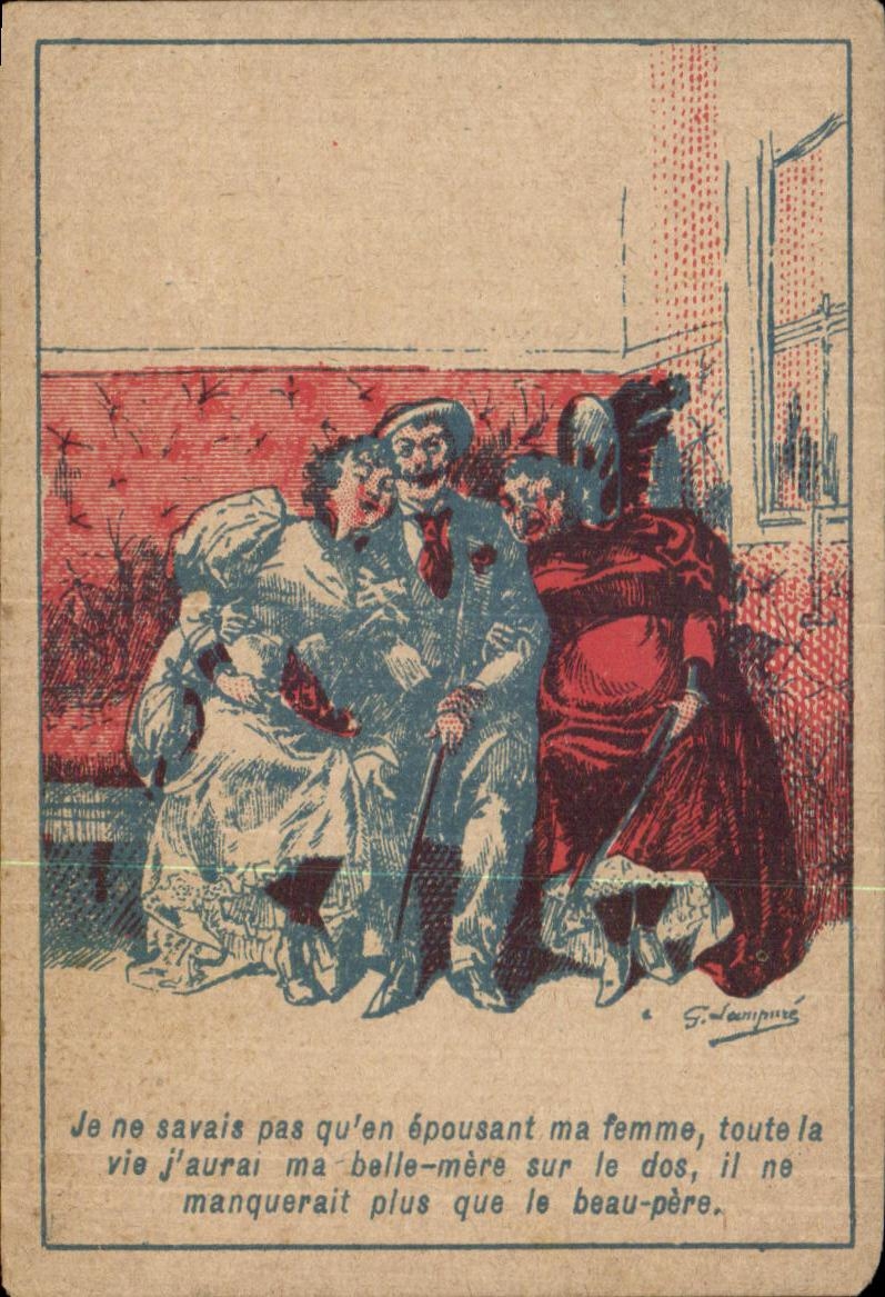 Image Je ne savais pas qu en epousant me femme toute la vie jaurai ma belle mere