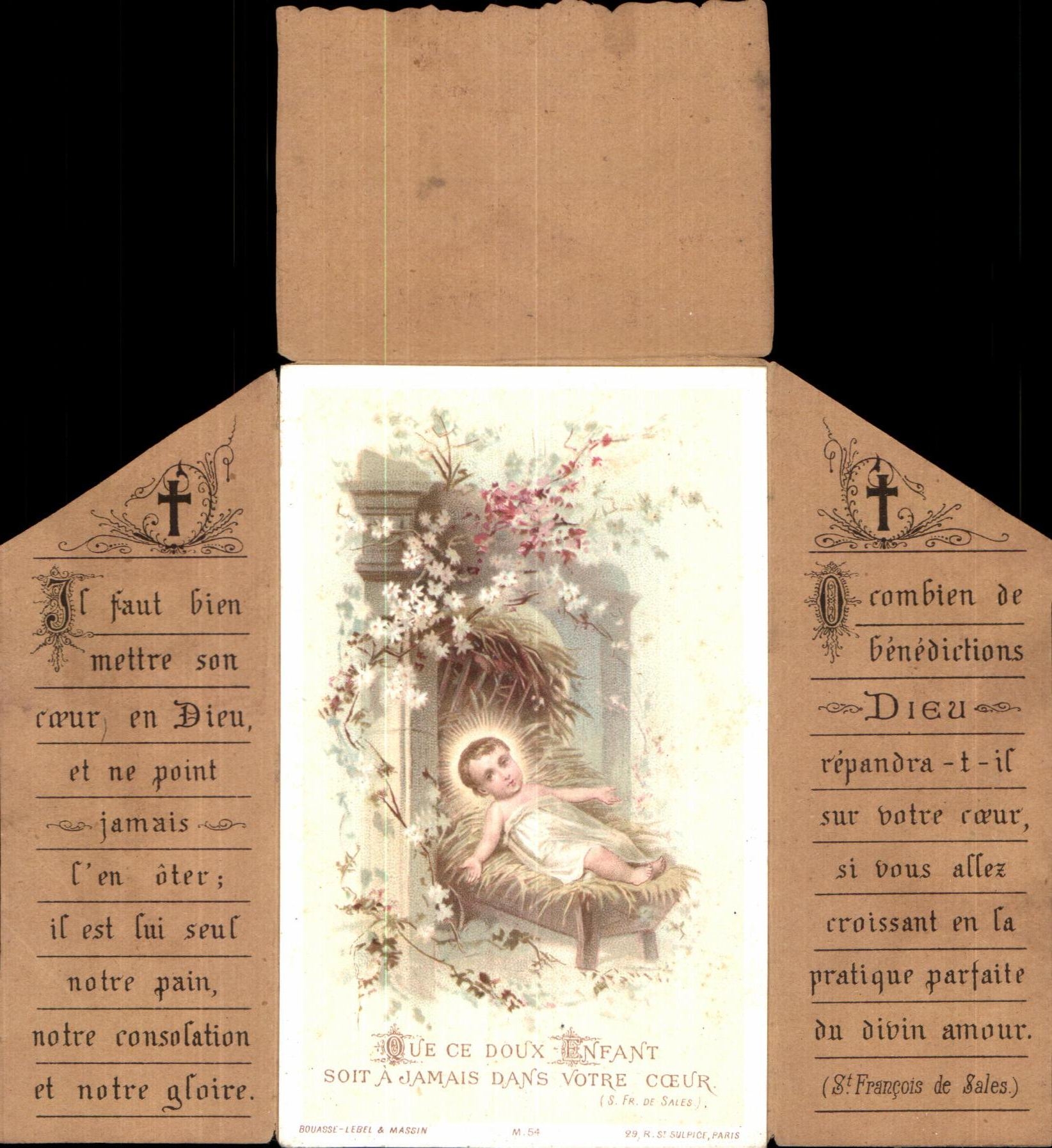 Enfant Jésus — Saint François de Sales — Bouassi-Legel & Massin, M. 54