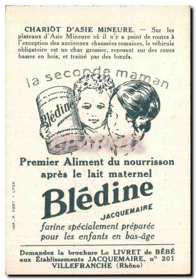 Image Bledine A votre reveil Les Moyens De Locomotion Chariot d'Asie Mineure  — Verso