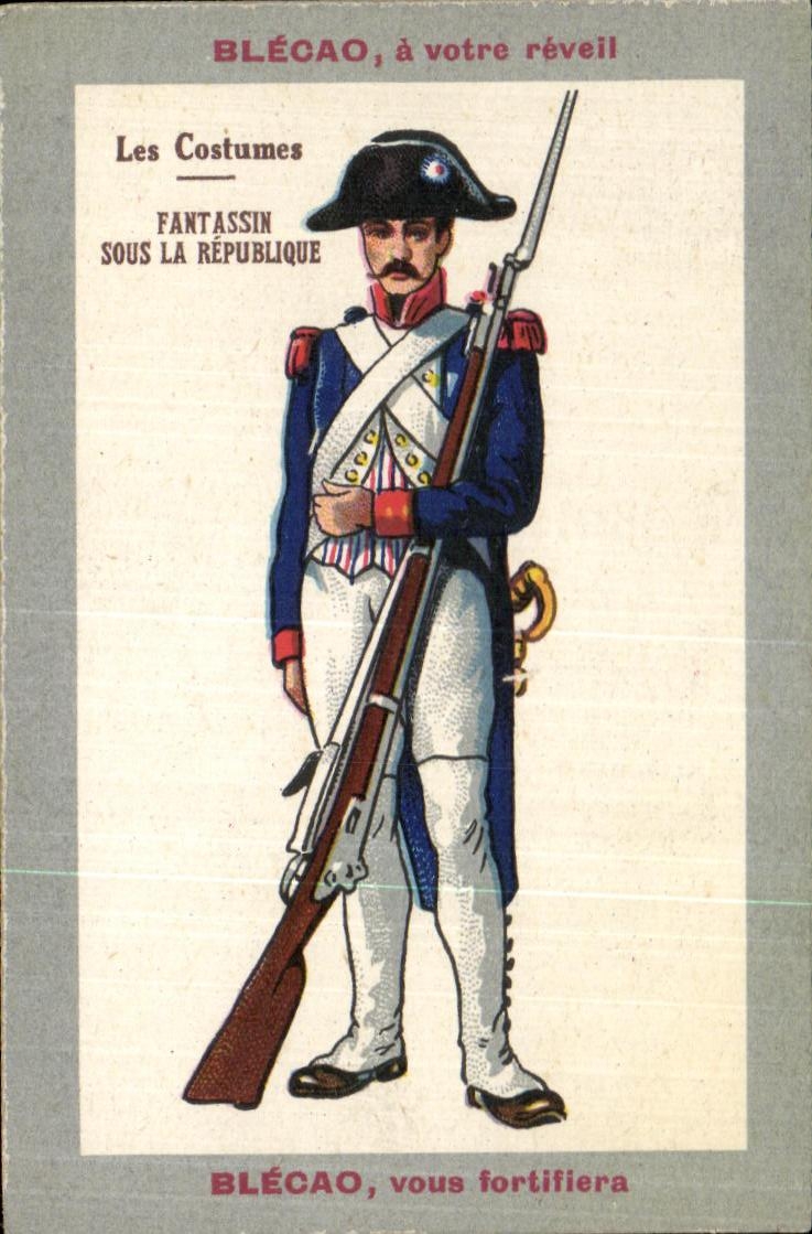 Image Bledine A Votre revell les Costumes Fantassin Sous La Republique Militaria