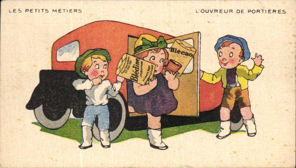 Image Les Petits Metiers L'Ouvreur De Portieres Blecao
