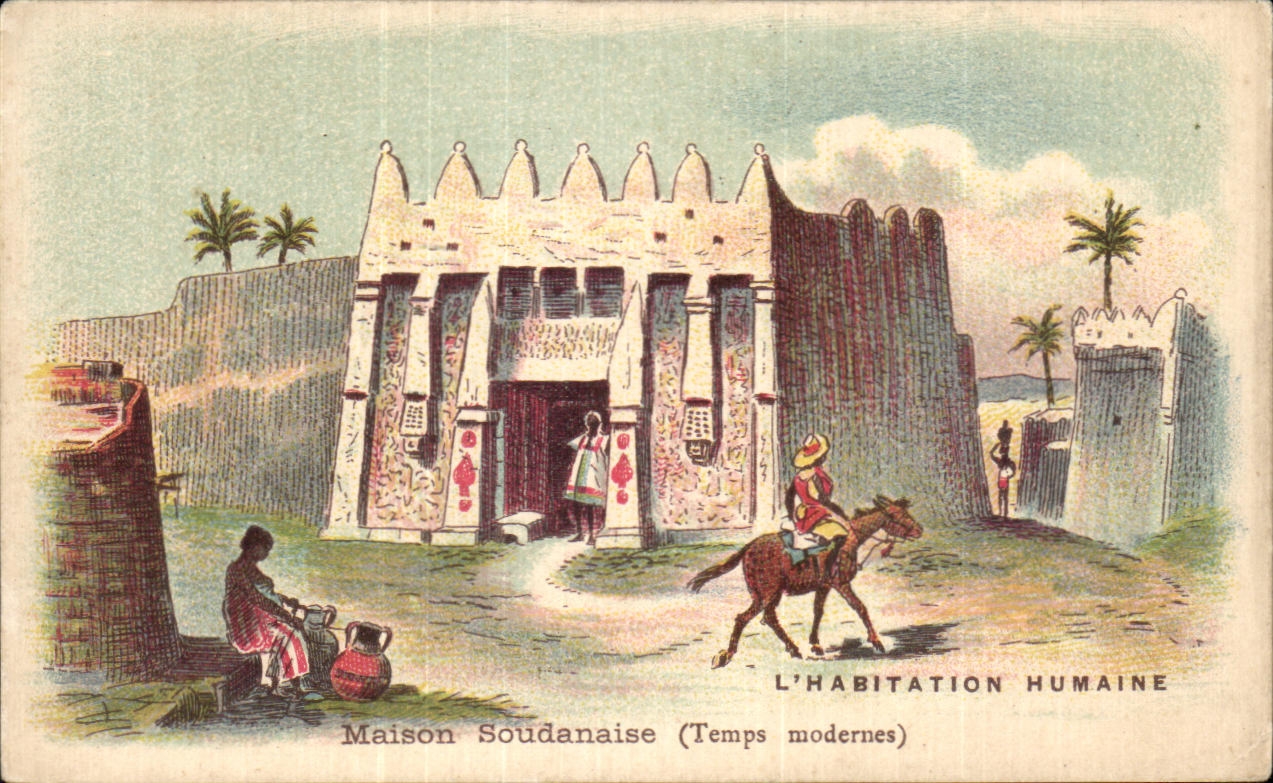 Chromo Maison Soudanaise Soudan 