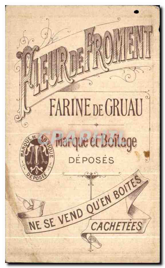 Chromo Fleur De Froment Le Saute Mouton Enfants — Back