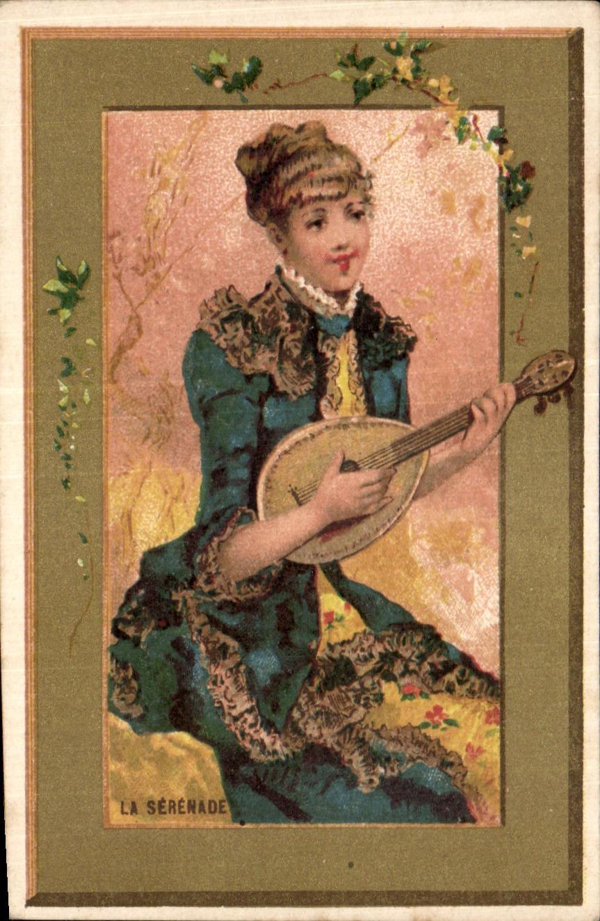 Chromo La Serenade Femme 