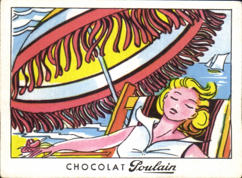 Image Chocolat Poulain Une boucle blonde