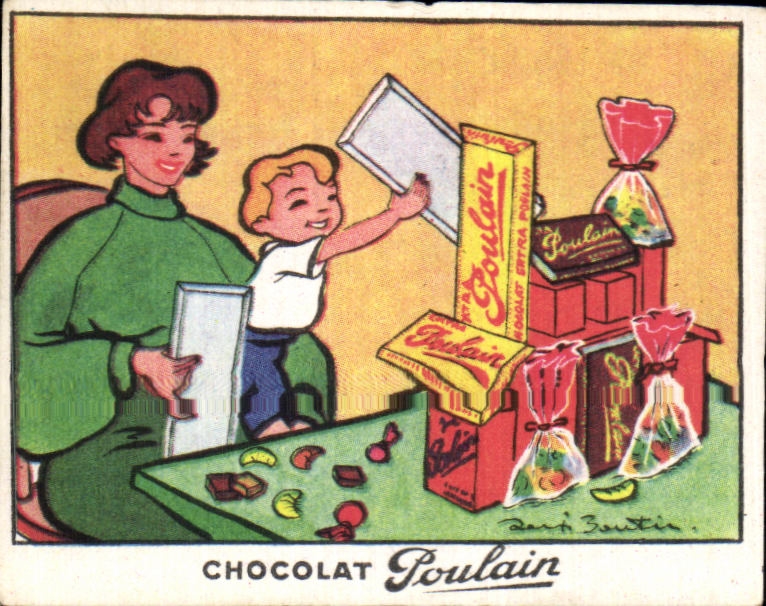 Image Chocolat Poulain Il etait une dame Tartine