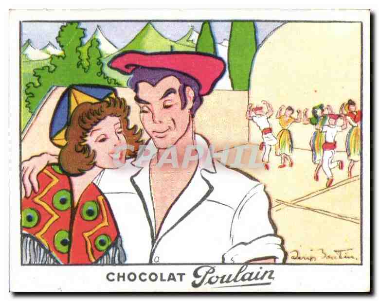 Image Chocolat Poulain Fandango du pays basque
