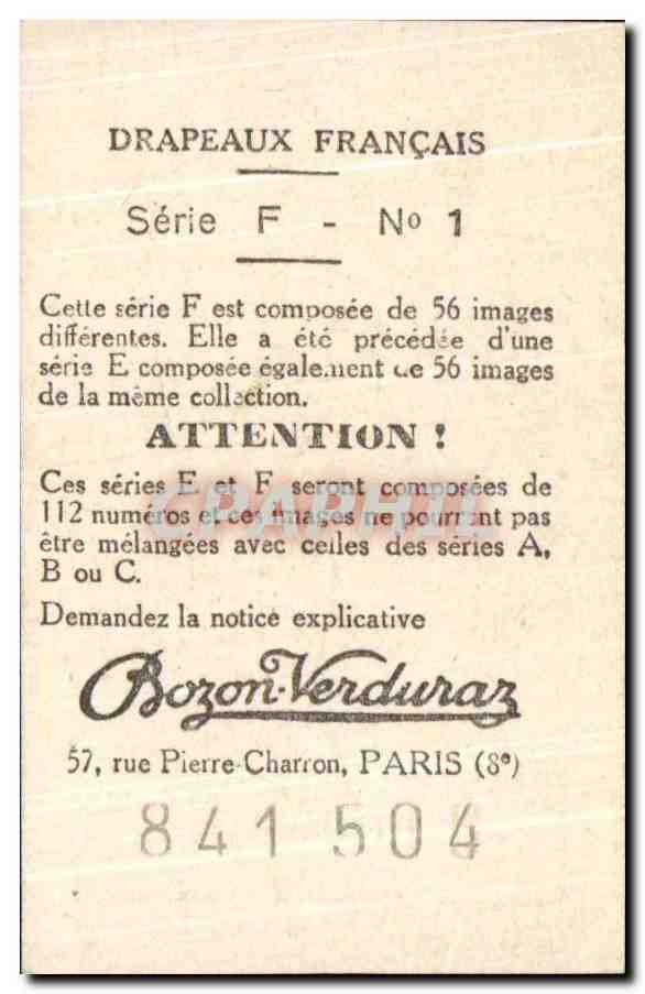 Image Orifiamme de Saint Denis Bozon Verduraz — Verso