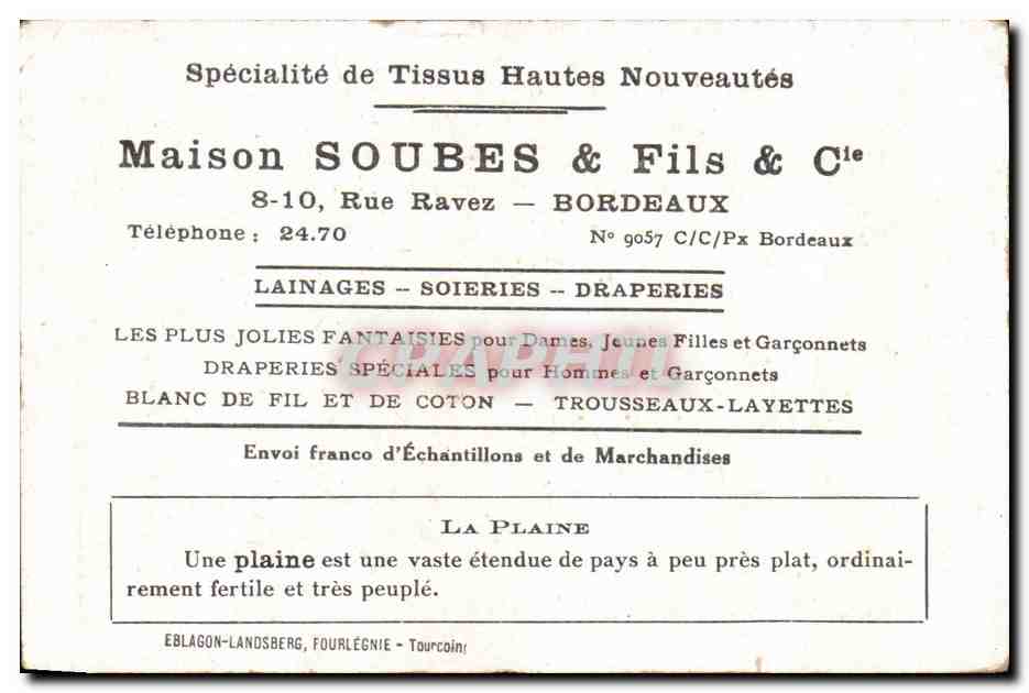 Image La Plaine Rue Ravez Bordeaux Maison Soubes — Verso