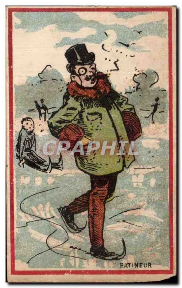 Image Patineur Au Palais Fin de siecle Boulevard du Palais 