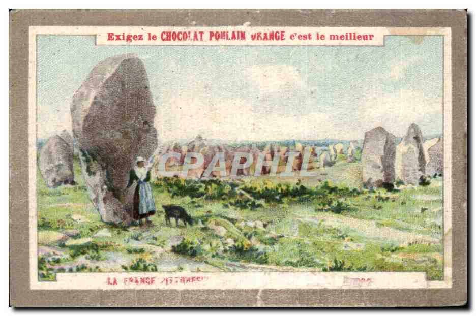 Chromo Chocolat Poulain Orange e'est le meilleur Carnac
