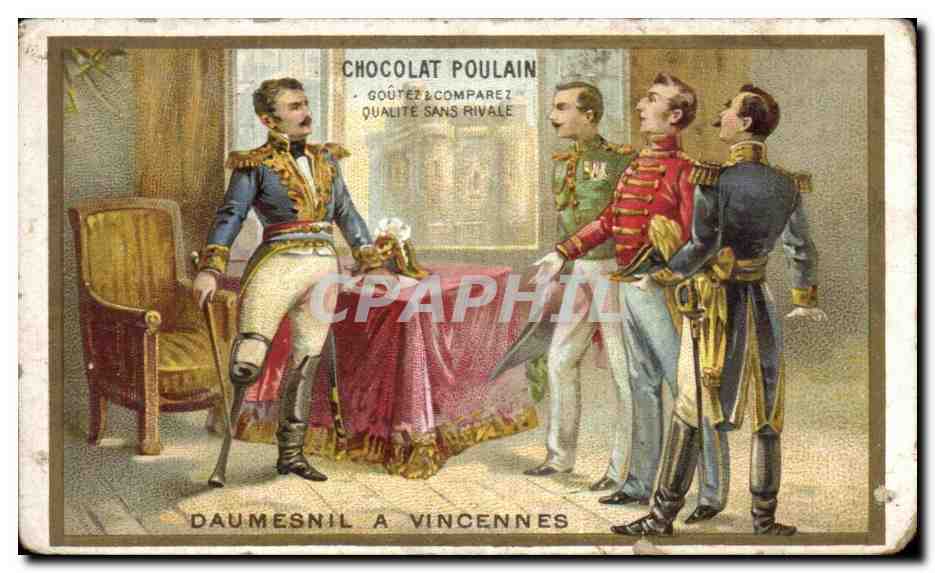 Chromo Chocolat Poulain Daumesnil A Vincennes 