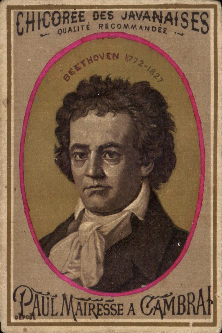 Chromo Paul Mairesse A Cambrai chicoree des Javanaises Beethoven 