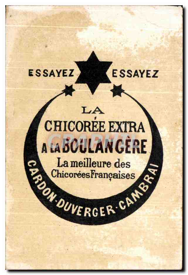 Image Chicoree A La Boulangere Cardon Duverger Cambrai Bateau — Verso