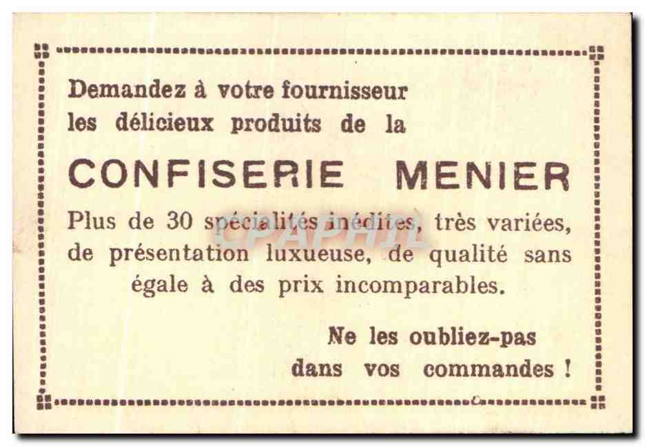 Image Chocolat Menier Tolede La tour defensive Espagne — Rückseite