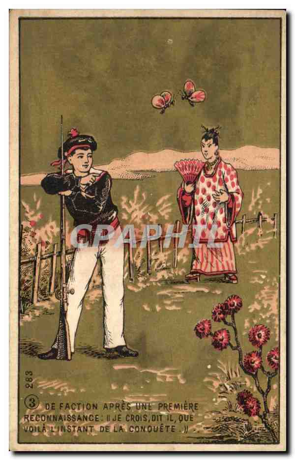 Chromo De Faction Apres Une Pre miere Reconnaissance Chapellerie Bilhaud Vast Militaria