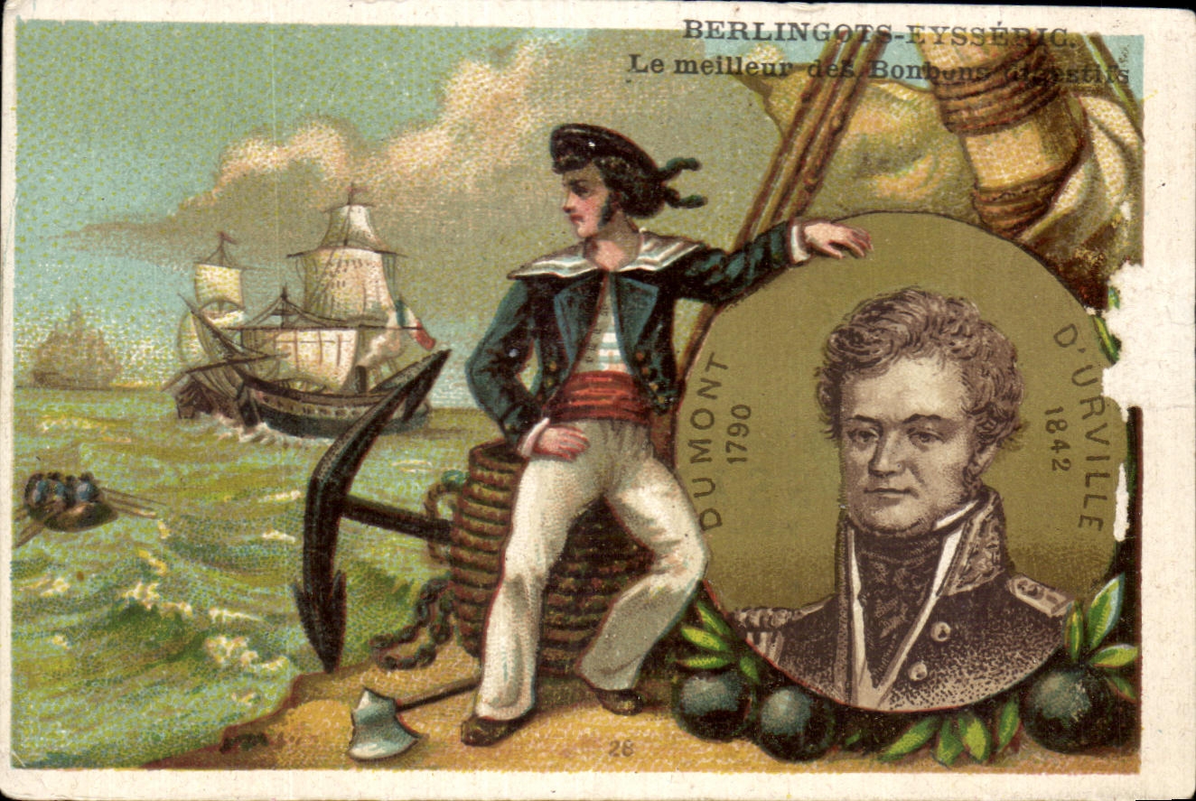 Chromo Berlingots Eysseric Dumont d'Urville Bateau Navigateur 