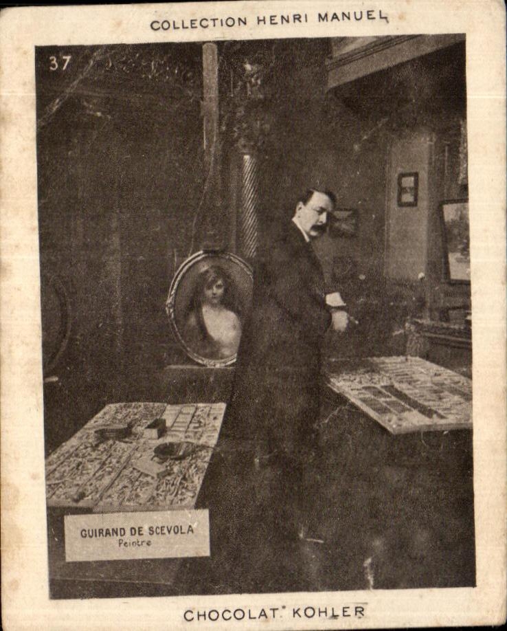 Image Collection Henri Manuel Chocolat Kohler Guirand de Scevola Peintre