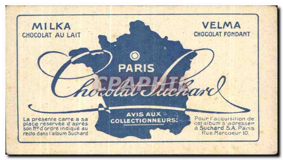 Image Suchard Montbeliard la cathedrale Cacao Suchard — Verso