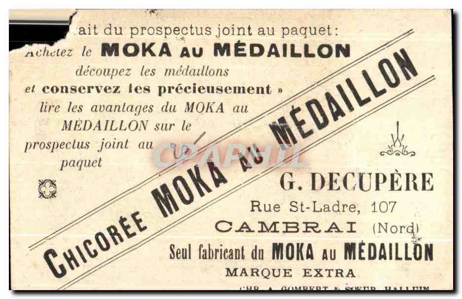 Chromo Baby Polka Rue St Ladre Cambrai Pierrot — Rückseite