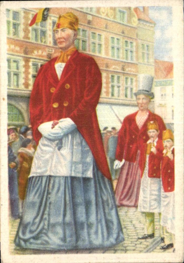 Image Folklore Belge Cote d'or Tournai Sarragos Le collet rouge suivi de Louis XVIII