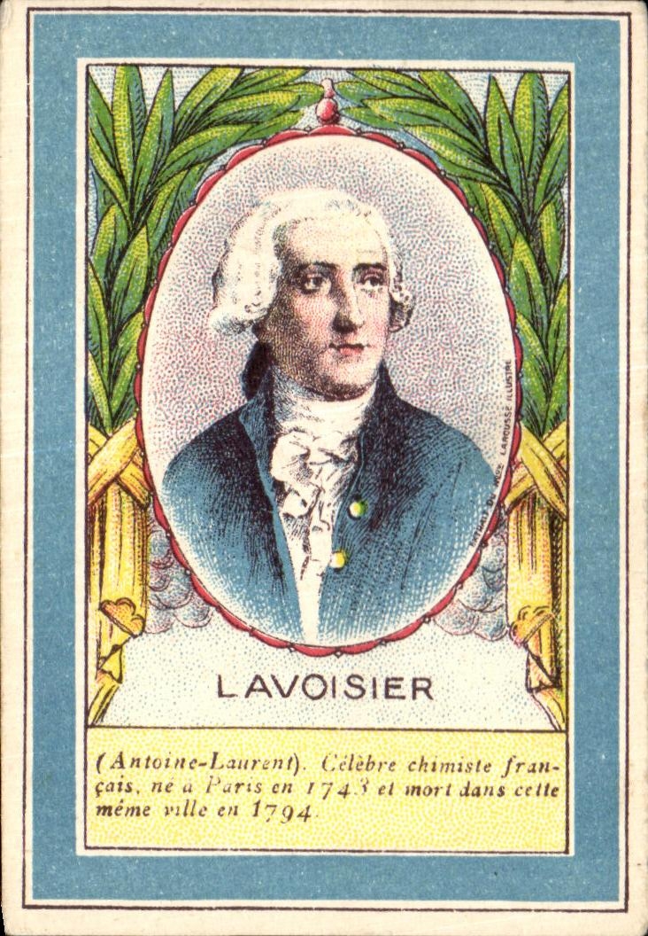 Image Lavoisier Celebre Chimiste francais