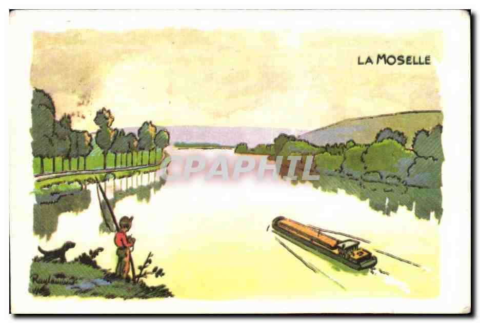 Image La Moselle a Pont Saint Vincent 