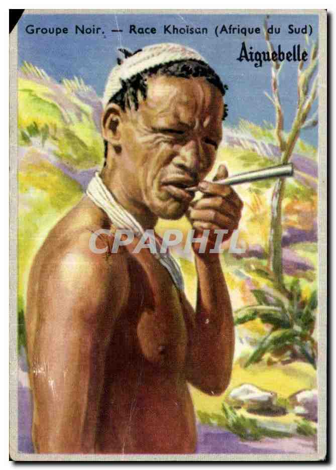 Image Groupe Noir Race Khoisan Aiguebelle Afrique du sud 