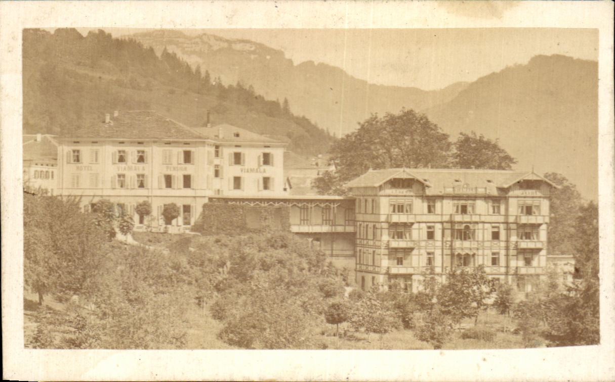 Carte de visite Hotel Viamala Thusis Ad Schreiber 