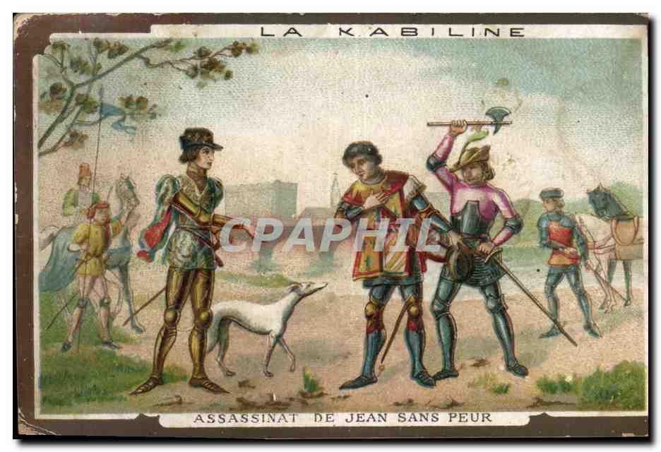 Chromo La Kabiline Assassinat De Jean Sans Peur Chein 