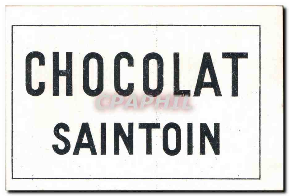 Chromo Chocolat Saintoin — Rückseite