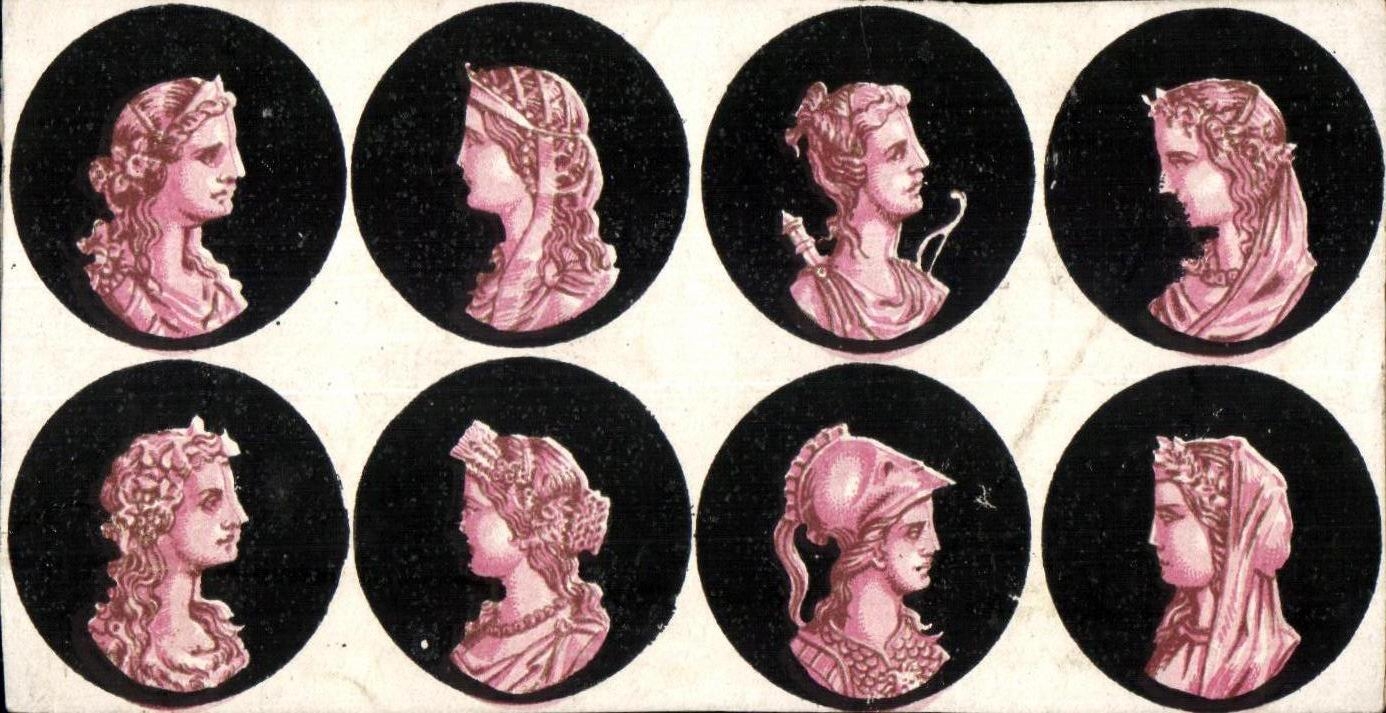 Chromo Femme Antiquite