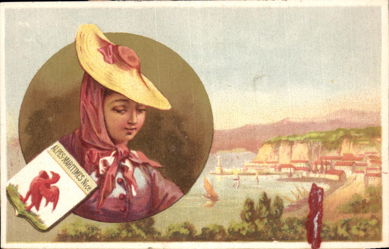 Chromo Alpes Maritimes Nice Folklore 
