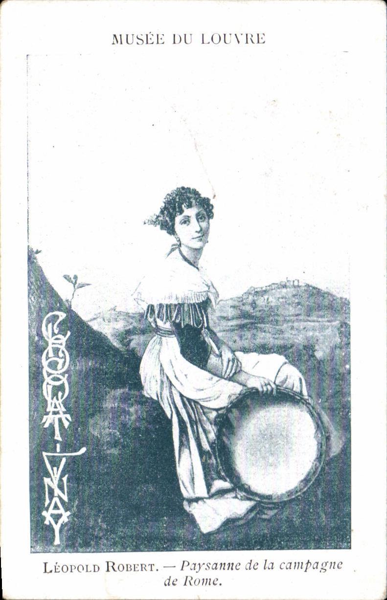 Image Musee Du Louvre Leopold Robert Paysanne de la campagne de Rome