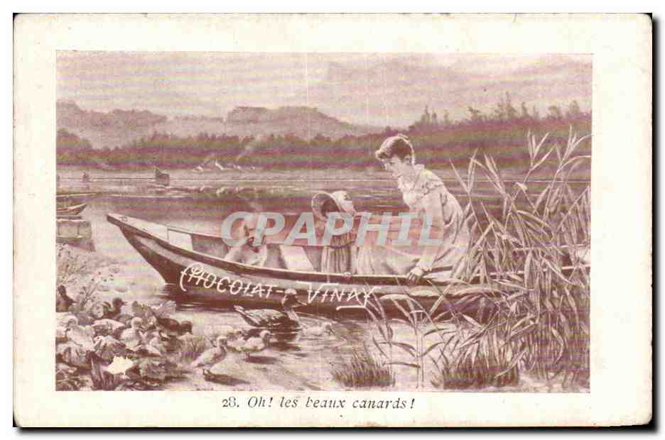 Image chocolat Vinay Chien Oh les beaux canards Femme Enfant