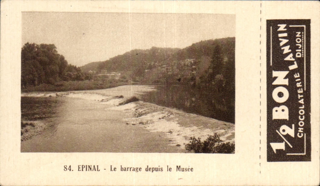 Image Epinal Le barrage depuis le Musee