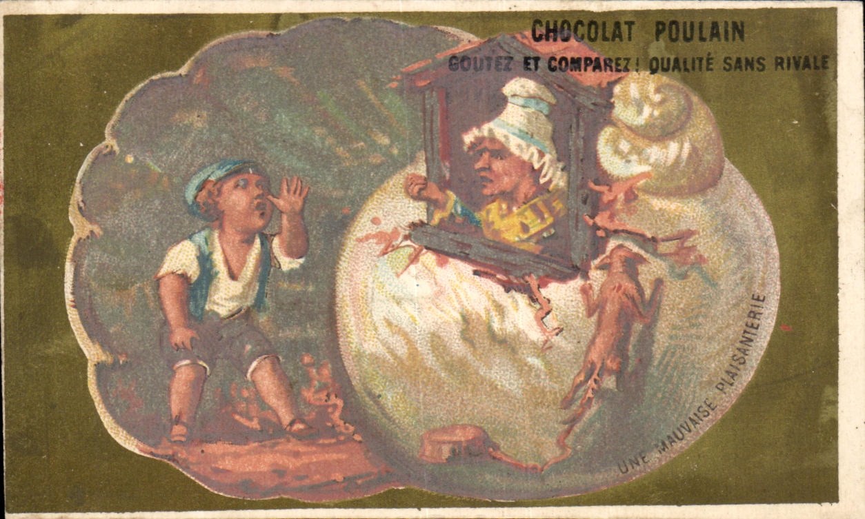 Le Renard et les Raisins — Chocolat Poulain — Une mauvaise plaisanterie