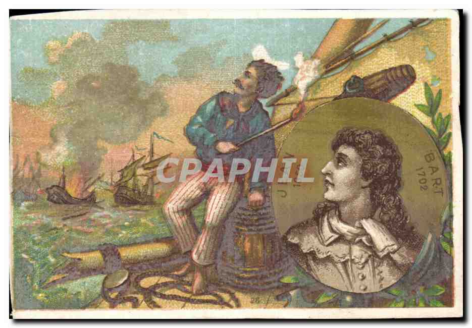 Chromo Jean Bart Navigateur 1650 1702 