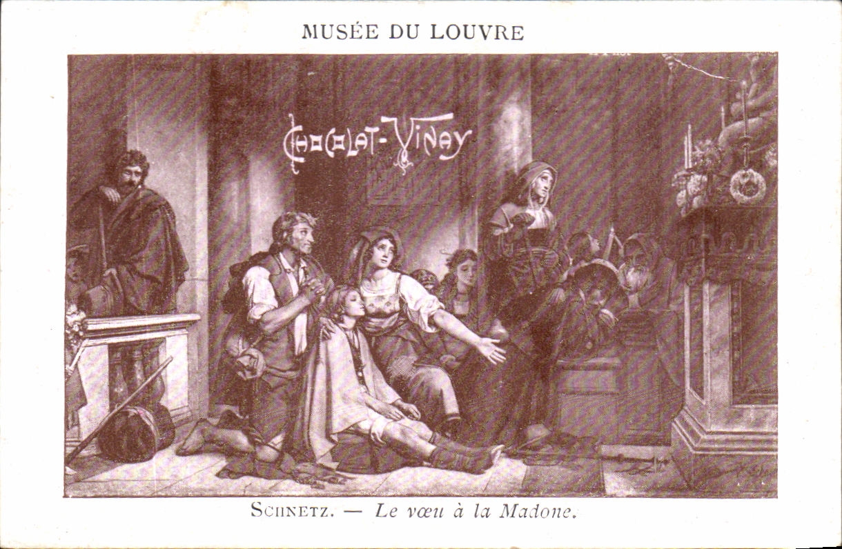 Image Musee Du Louvre Chocolat Vinay Schnetz Le Voeu a la Madone