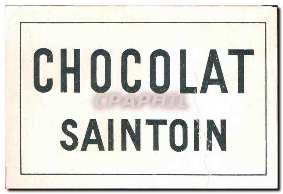 Chromo Chocolat Saintoin Enfant marin — Rückseite