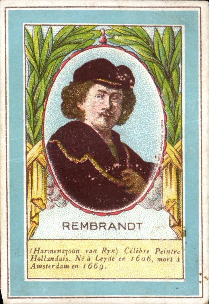 Chromo Rembrandt Harmenszoon van Ryn Peintre hollandais 