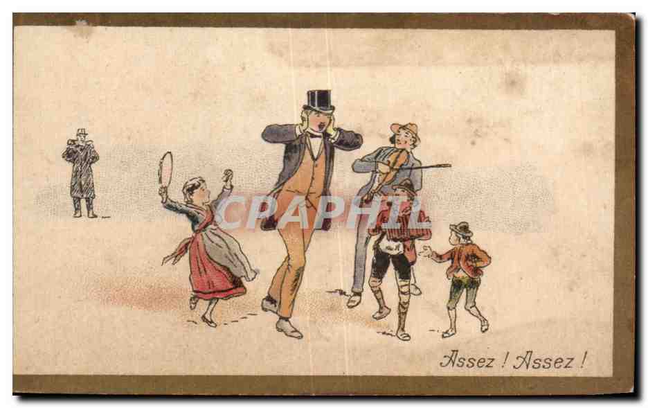 Chromo Assez Assez A Francois Les Bas Leduc Paris Enfants Accordeon Violon 