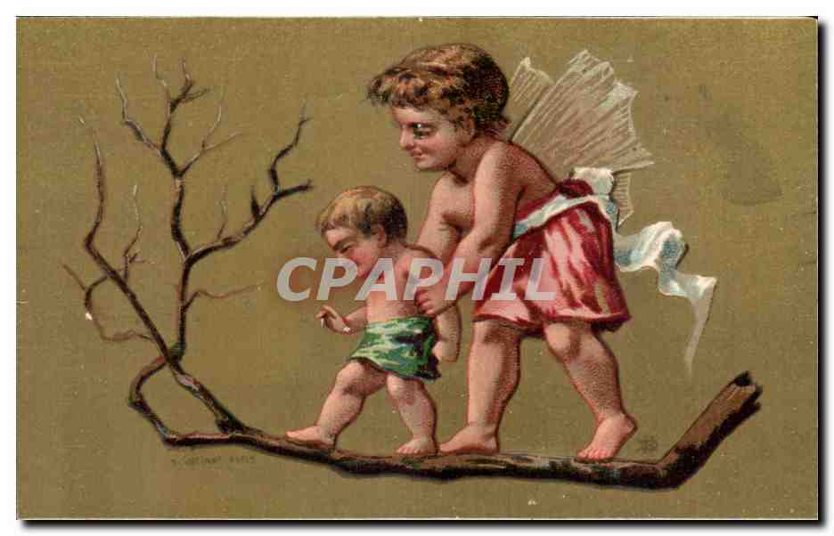 Chromo Enfants Papillon Ailes 
