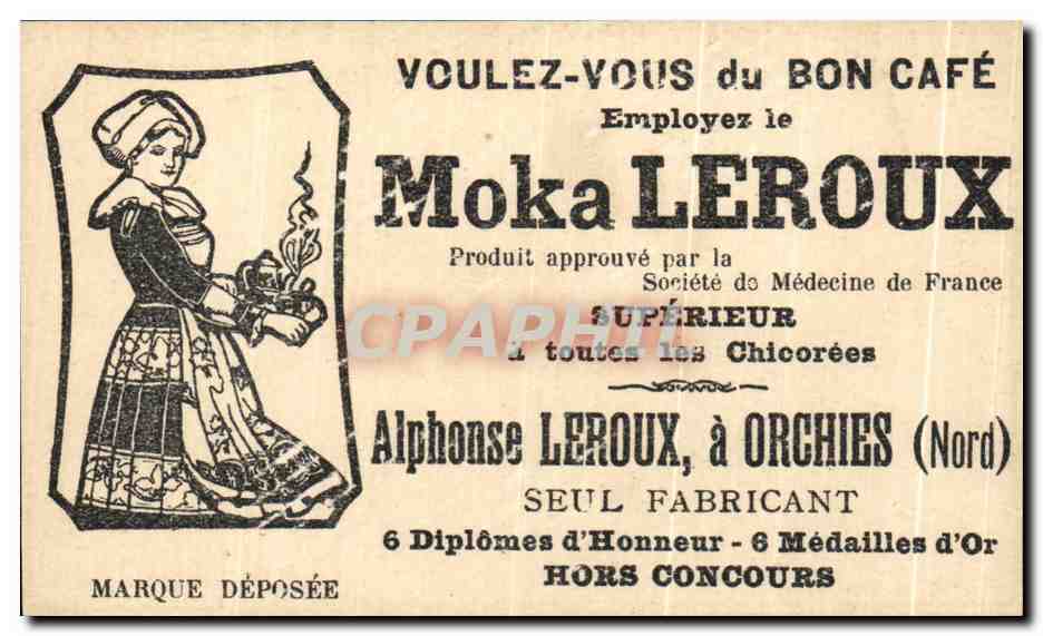 Chromo Voulez vous du Bon Cafe Moka Leroux  — Back