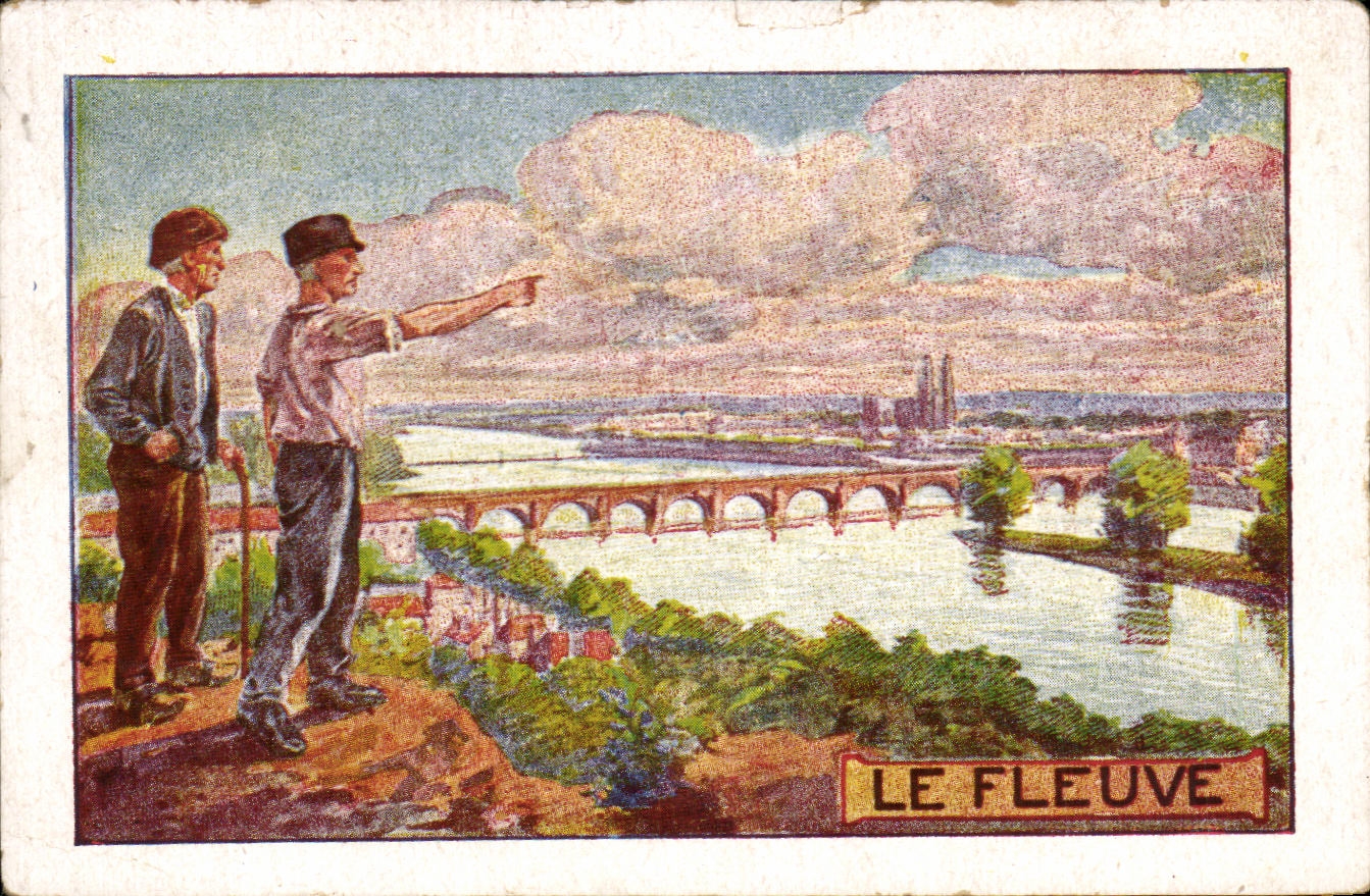 Chromo Le fleuve Maison Soubes Rue Ravez Bordeaux 