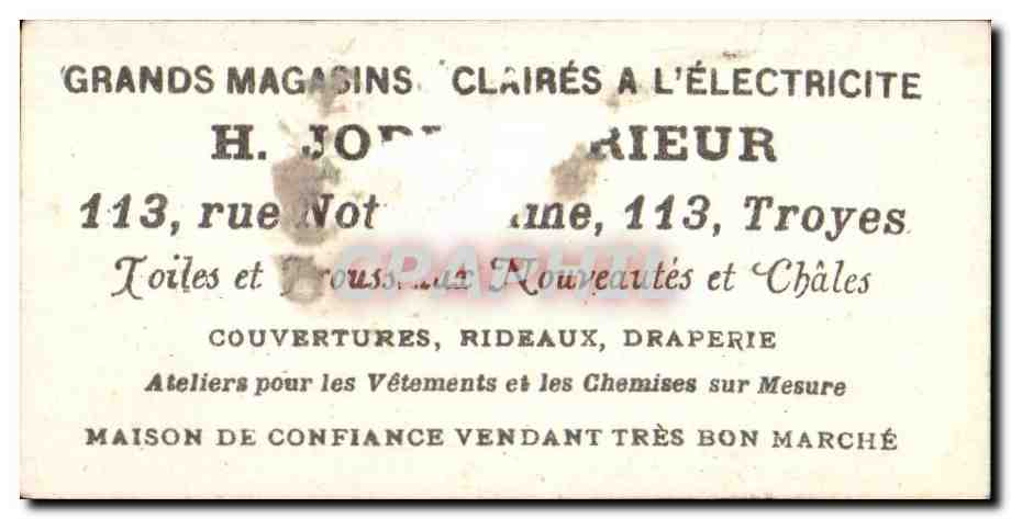 Chromo Chateau De Versailles — Rückseite
