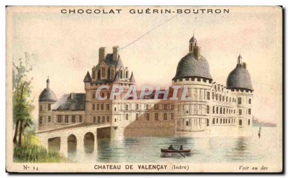 Chromo Chocolat Guerin Boutron Chateau De Valencay