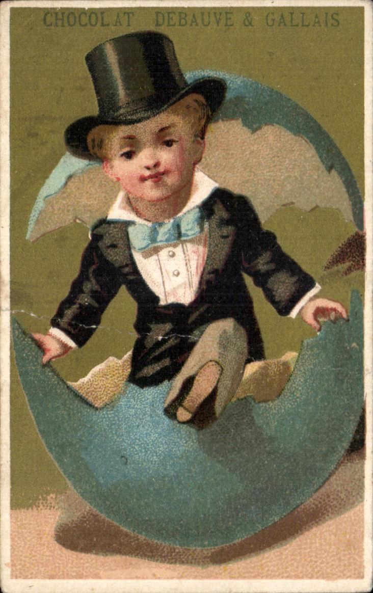 Chromo Chocolat Debauve et Gallais Enfant oeuf 