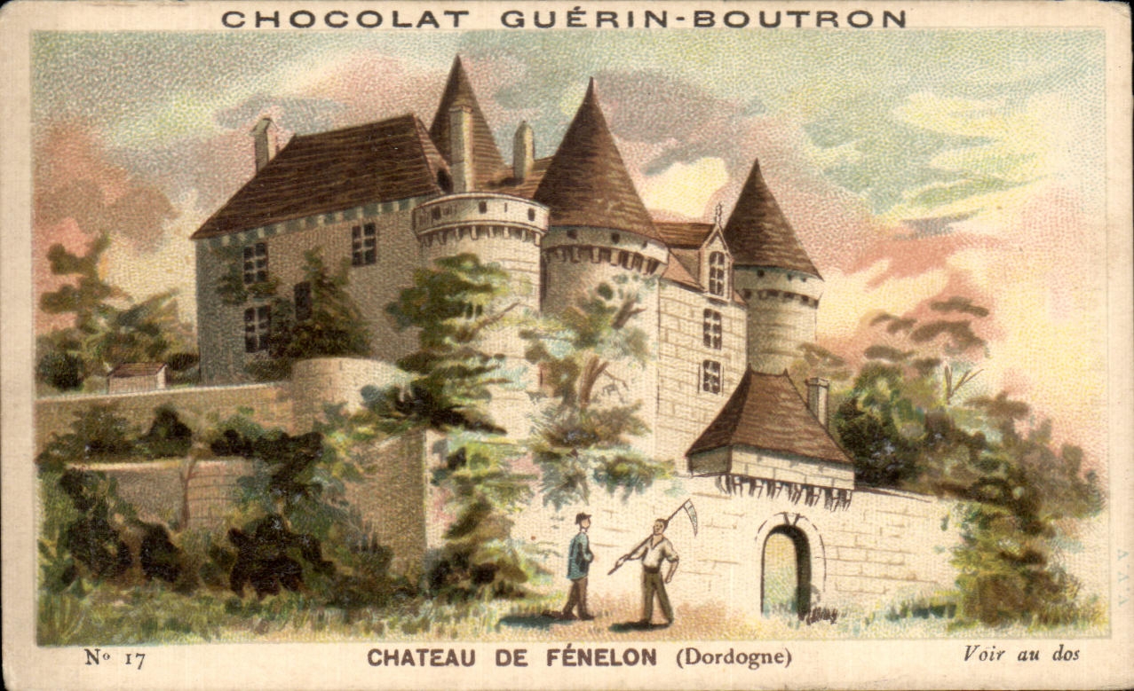 Chromo Chocolat Guerin Boutron Chateau De Fenelon Dordogne 